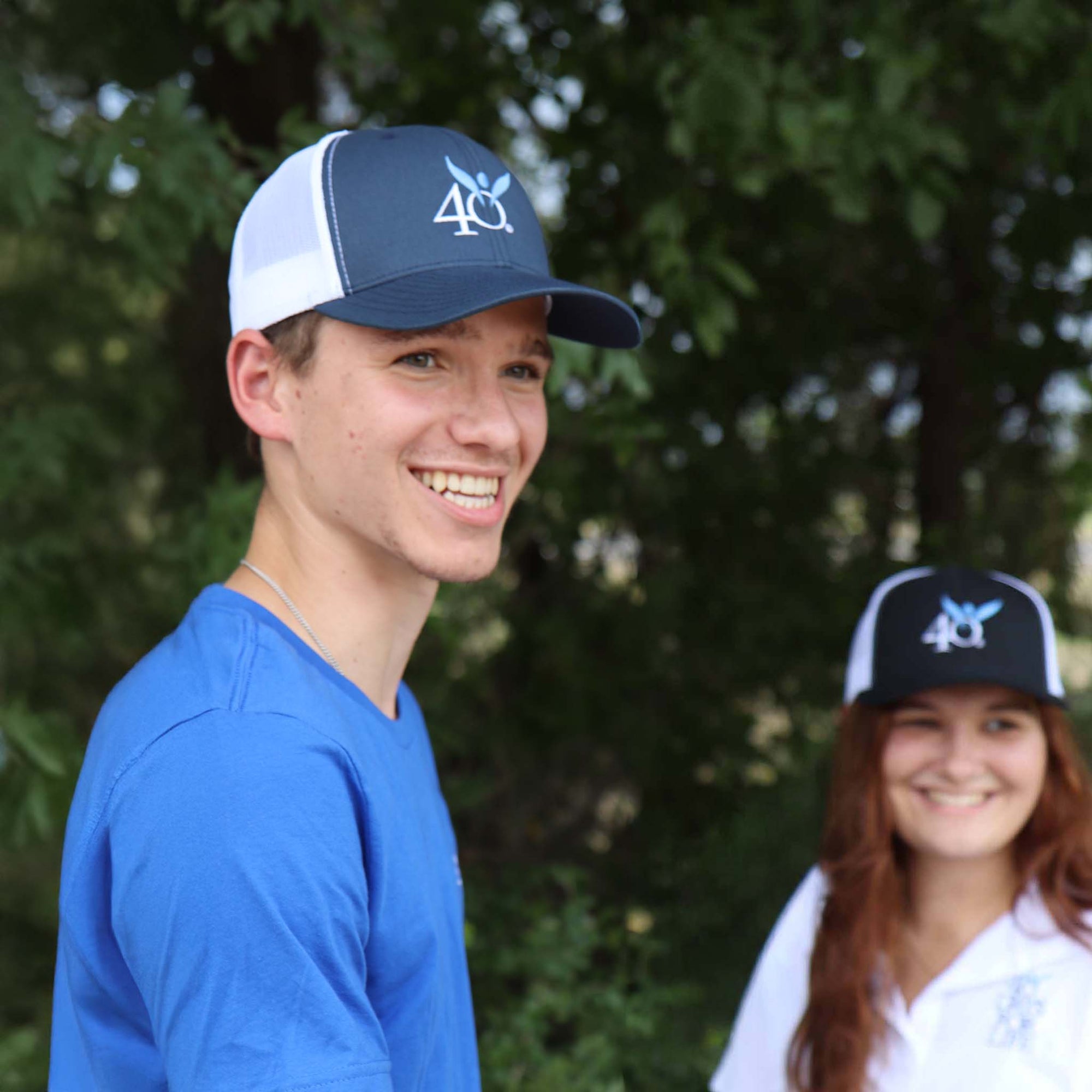 40DFL Angel Trucker Hat