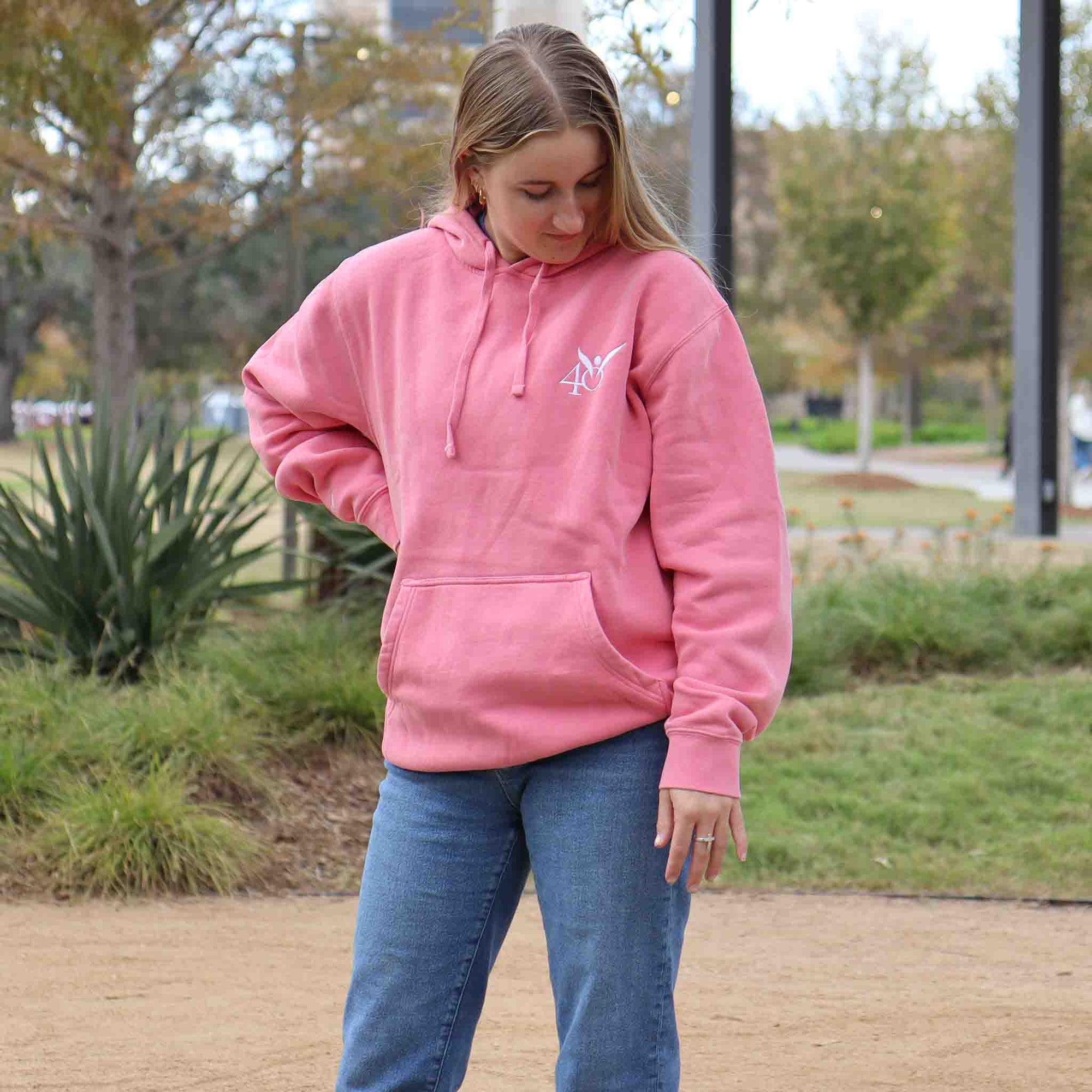 40DFL Angel Vintage Premium Hoodie