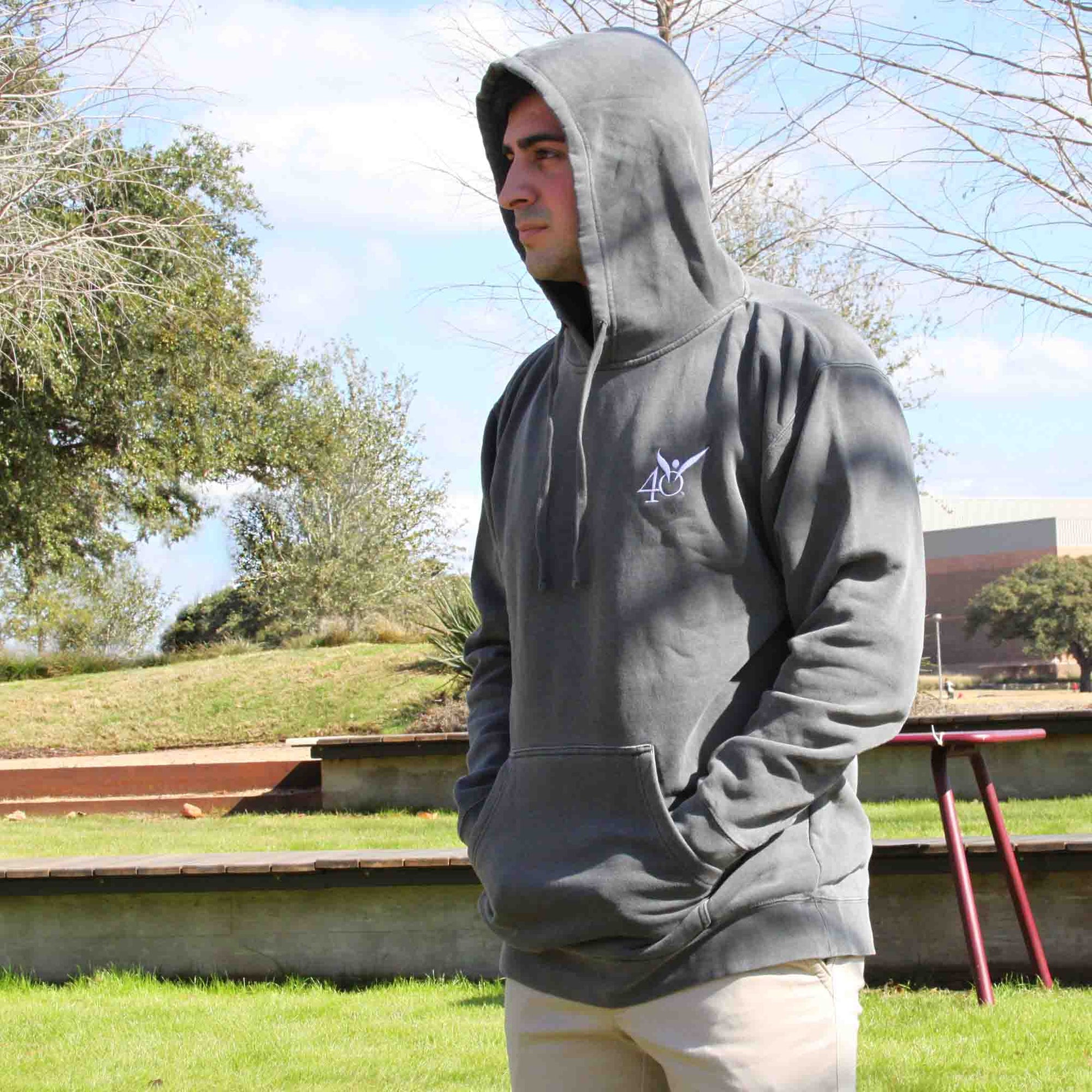 40DFL Angel Vintage Premium Hoodie