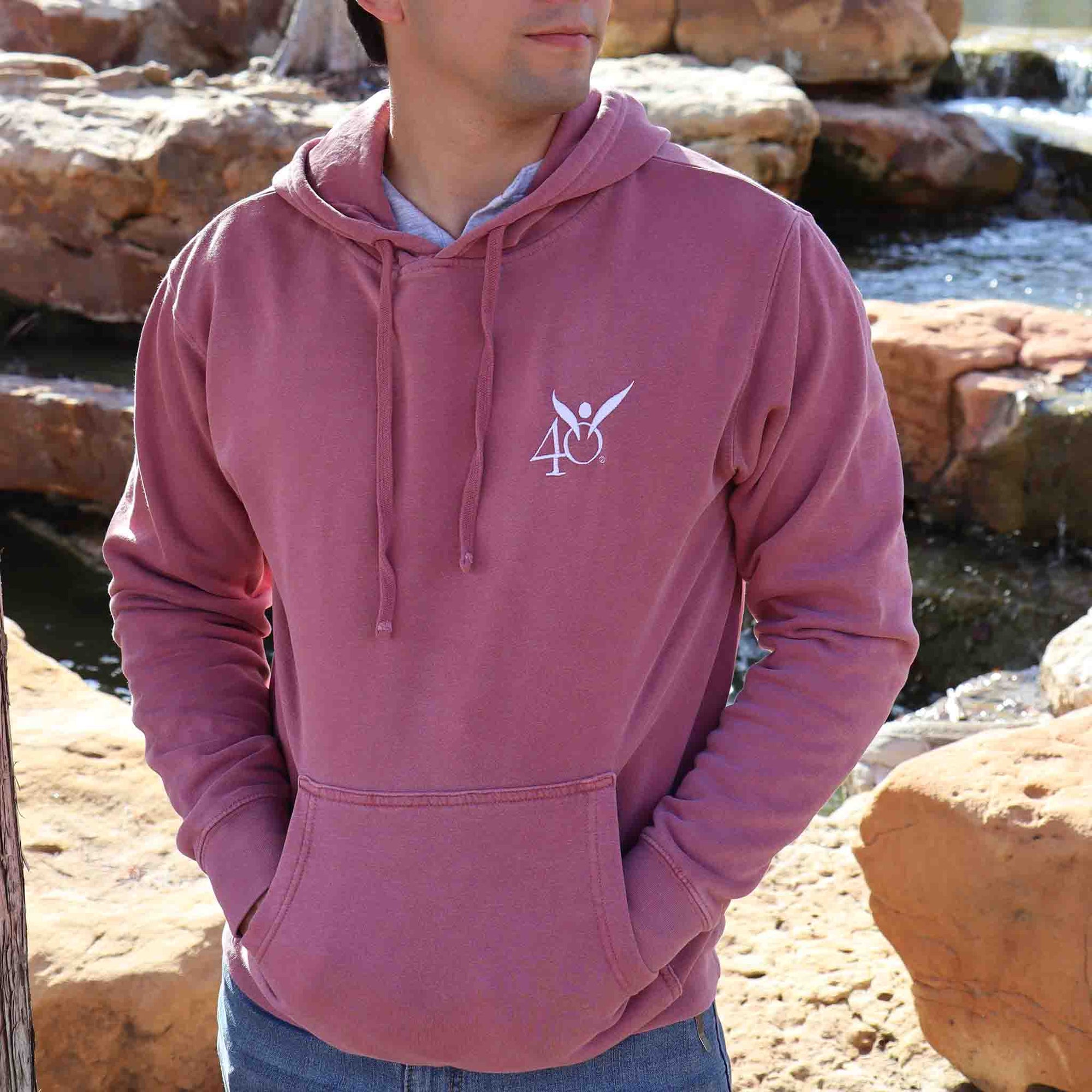 40DFL Angel Vintage Premium Hoodie