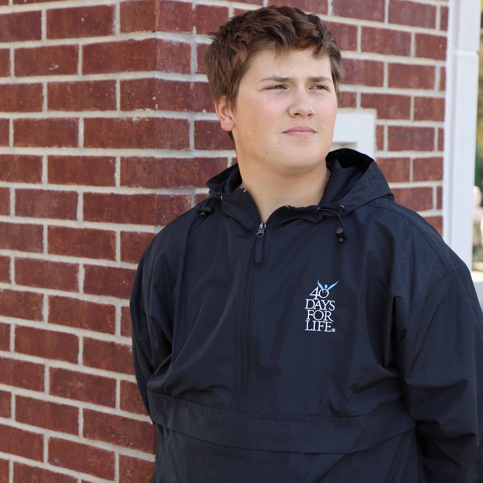 40DFL Champion® Packable Windbreaker