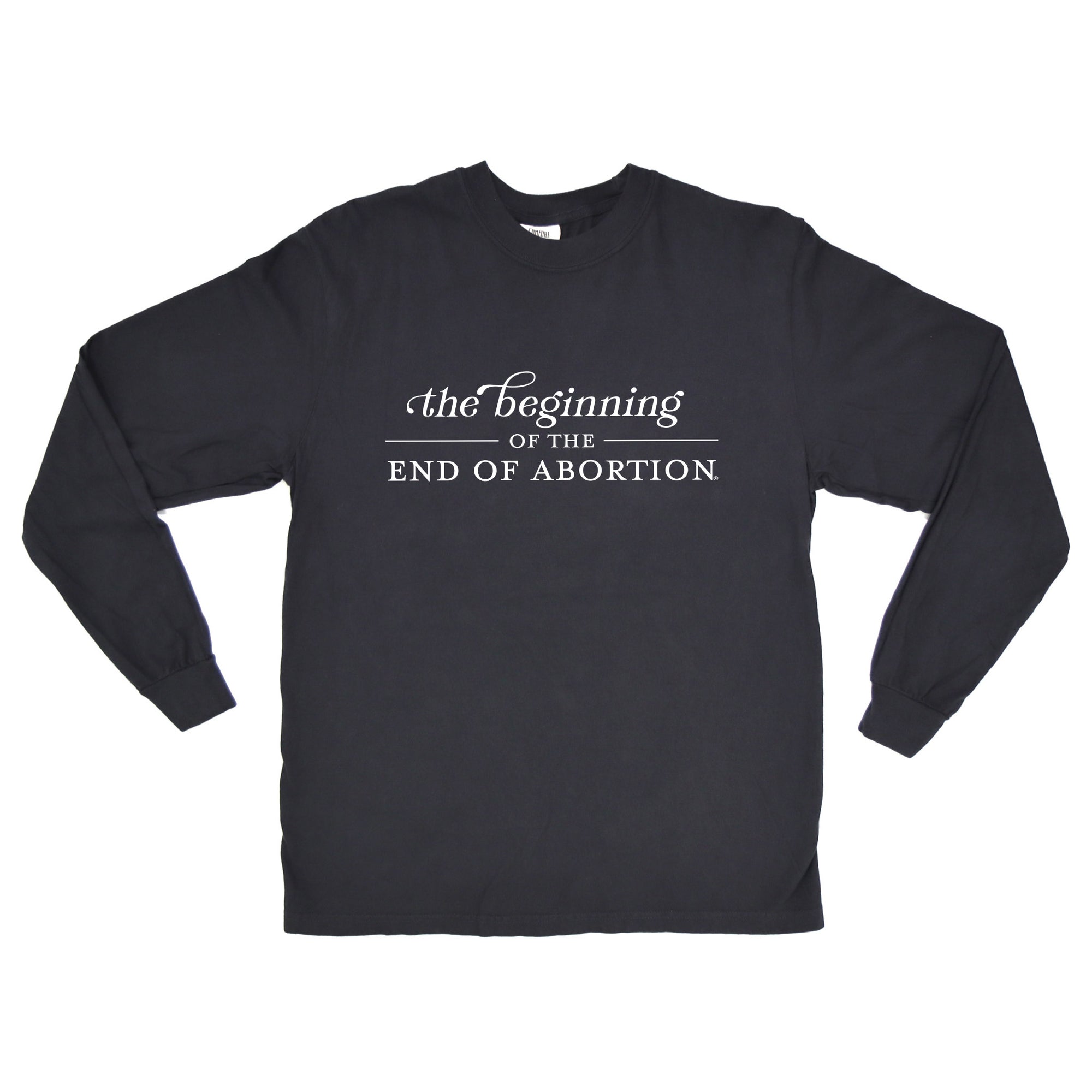 The Beginning of The End of Abortion Comfort Colors®  Long Sleeve T-Shirt