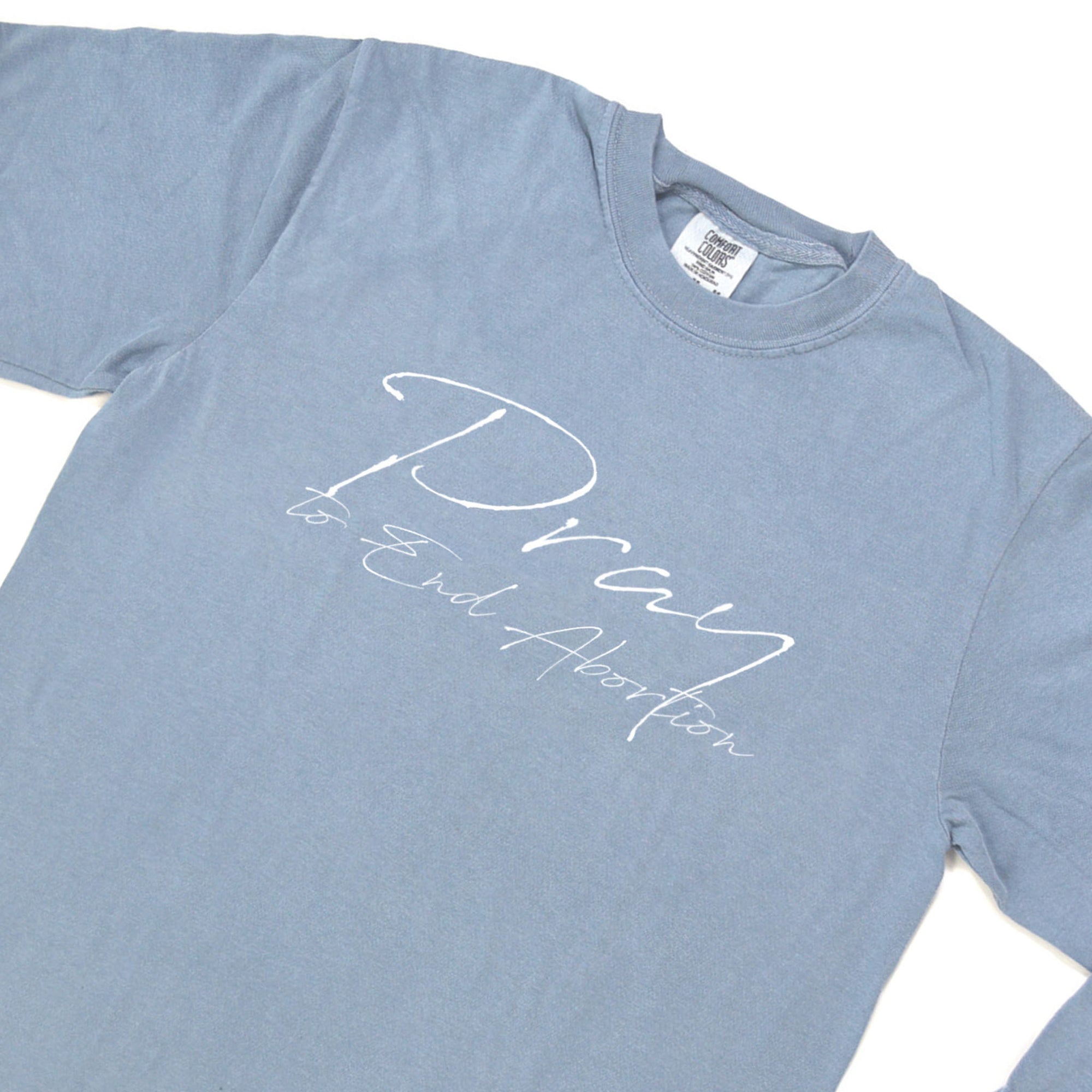 Pray to End Abortion Comfort Colors® Long Sleeve T-Shirt