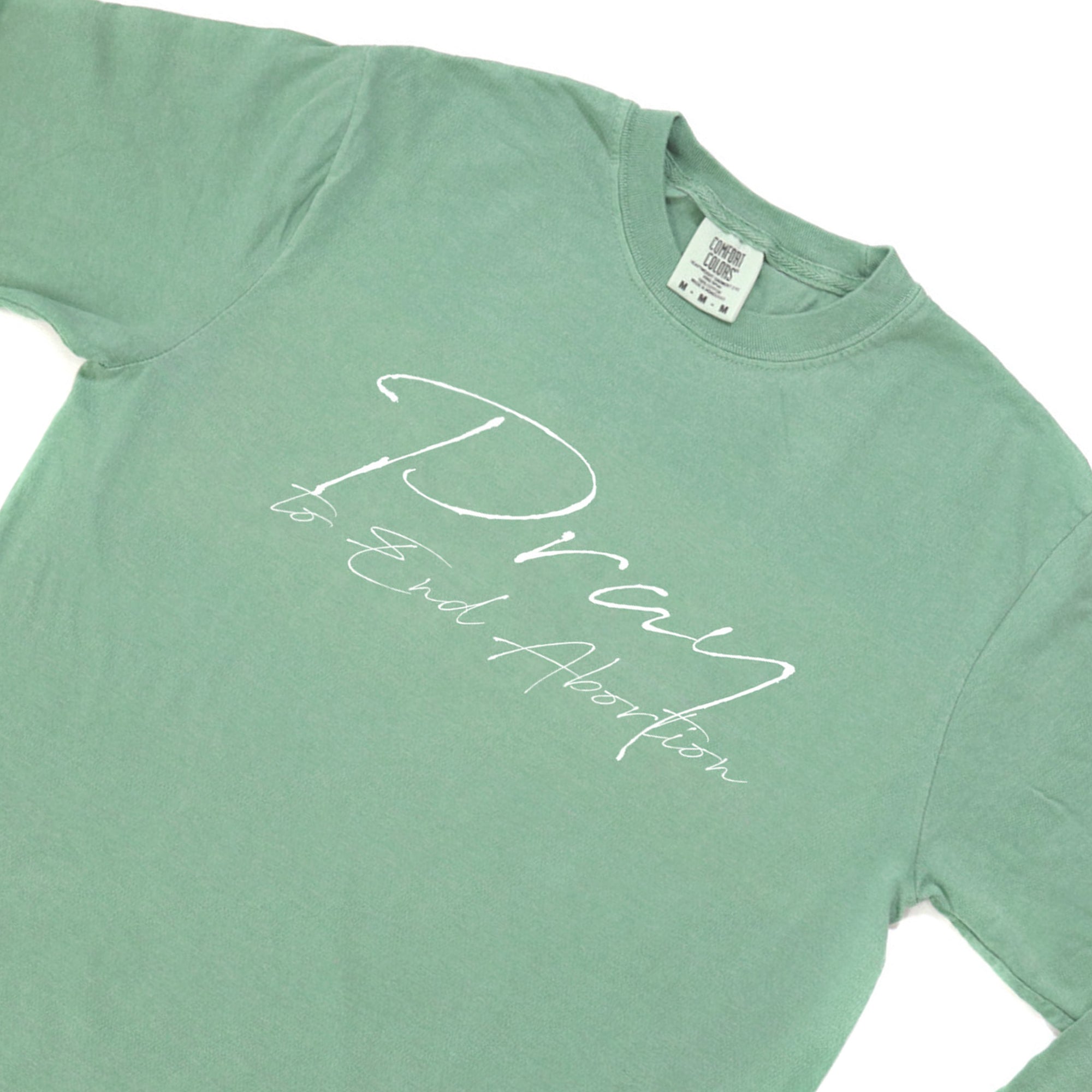 Pray to End Abortion Comfort Colors® Long Sleeve T-Shirt