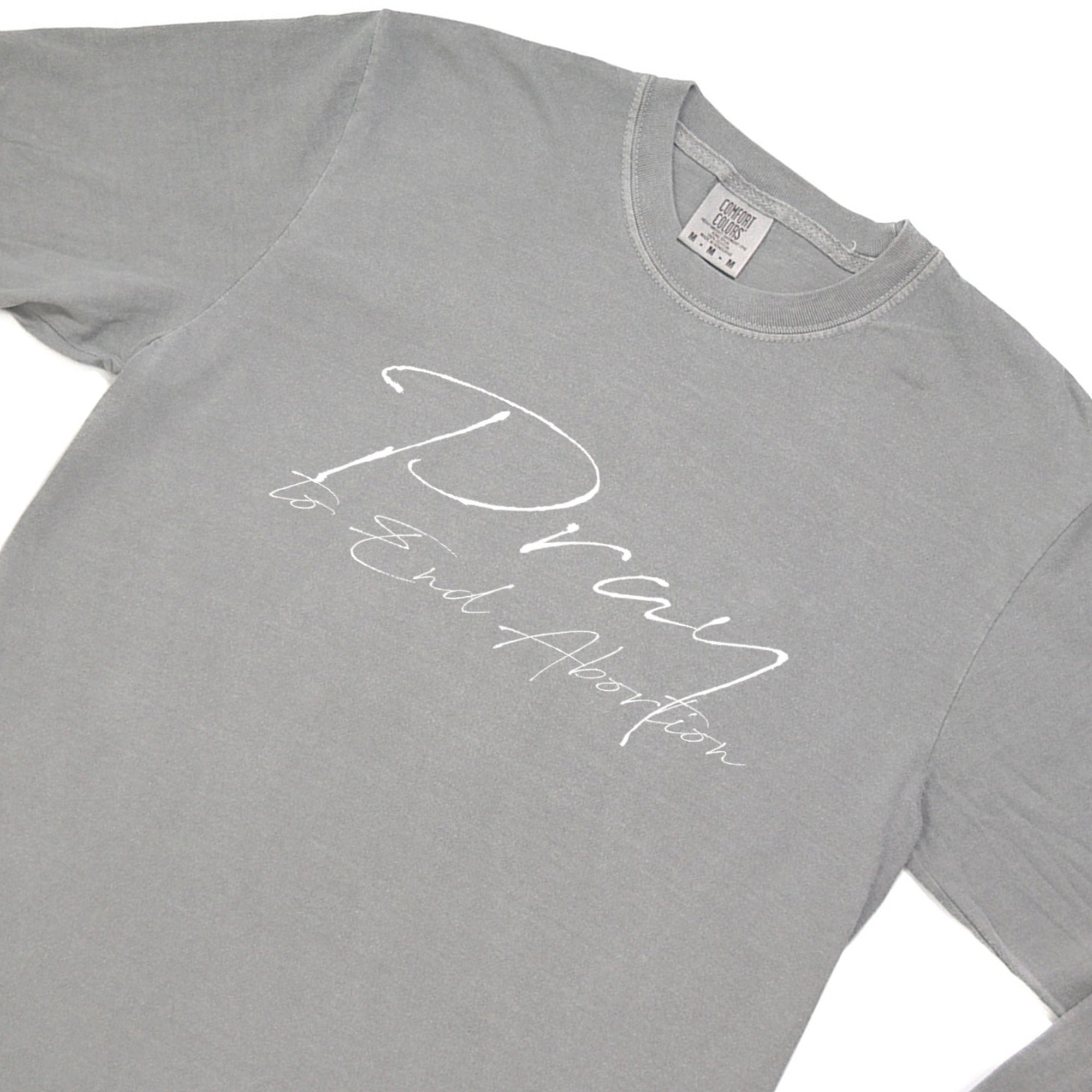 Pray to End Abortion Comfort Colors® Long Sleeve T-Shirt