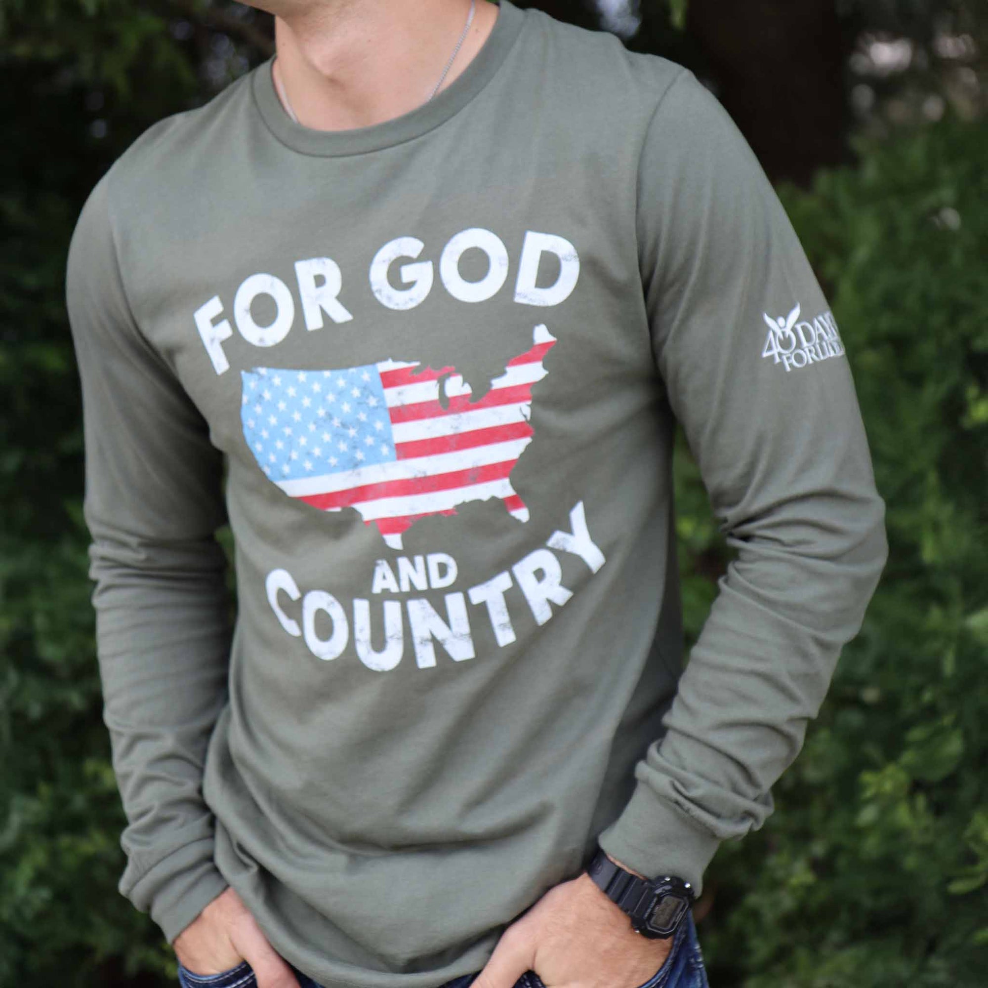For God and Country Long Sleeve