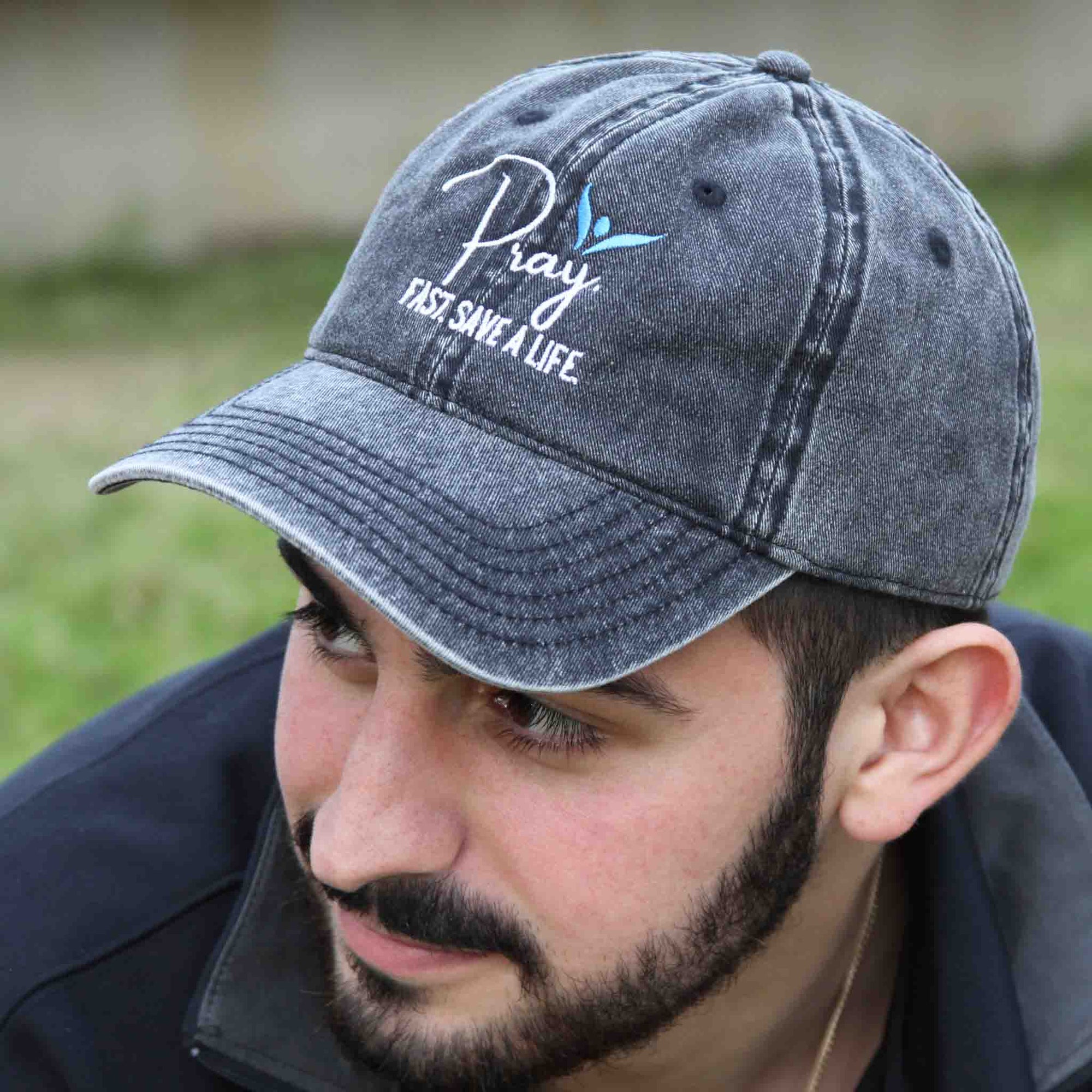 Pray Fast Save a Life Vintage Cap
