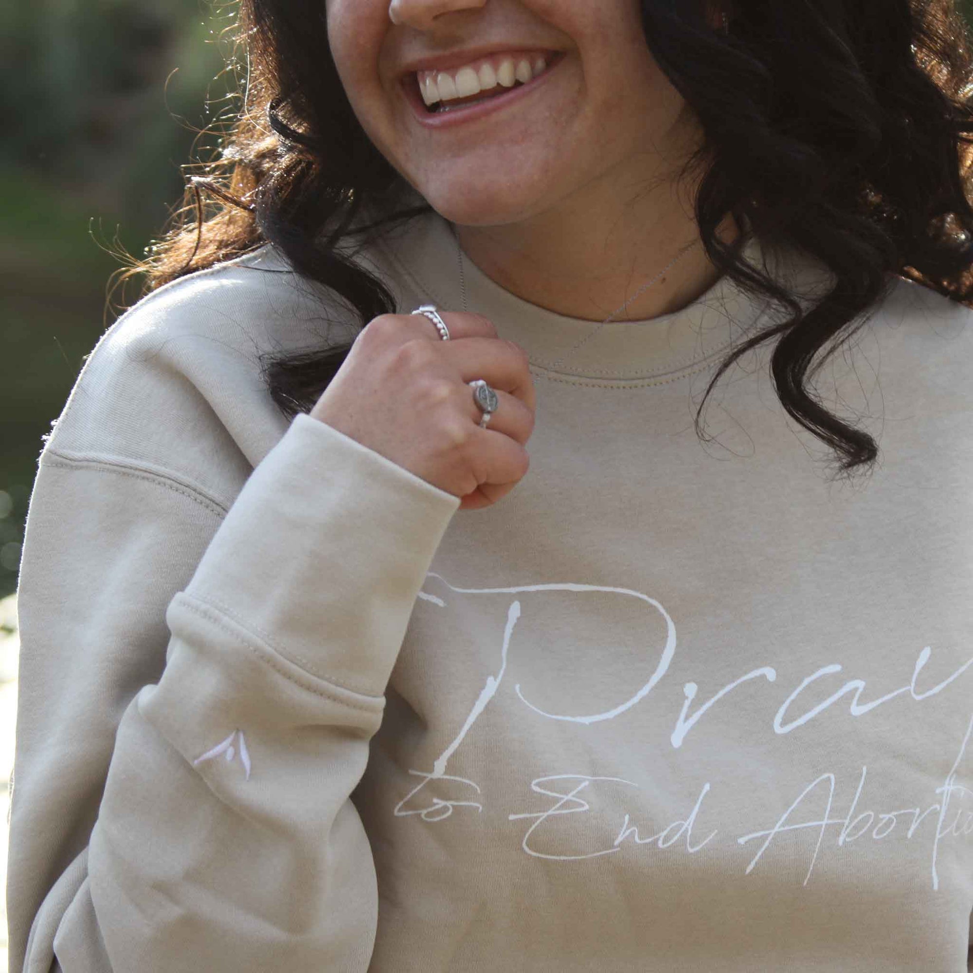 Pray to End Abortion Premium Sweatshirt