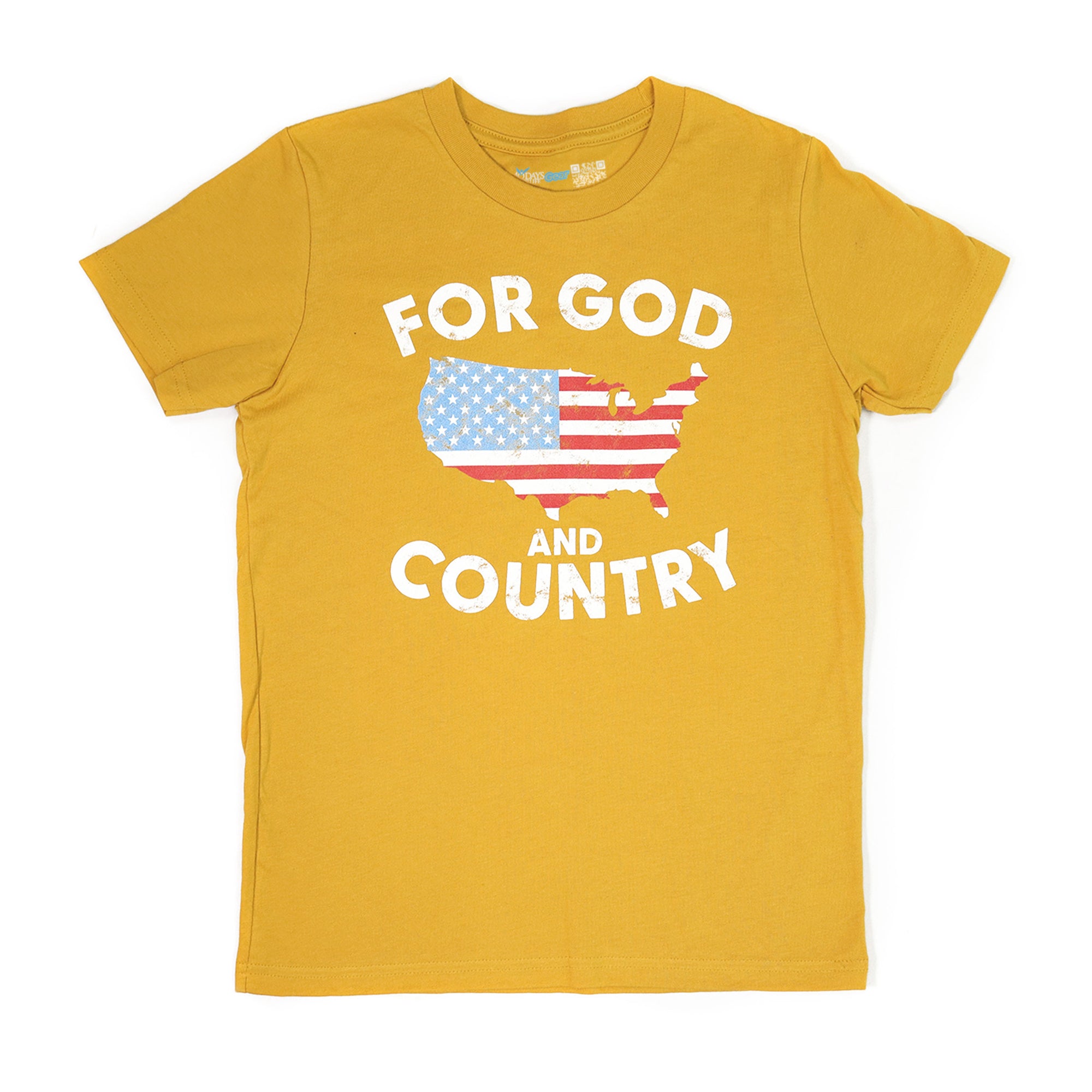 For God and Country T-Shirt - Youth Size