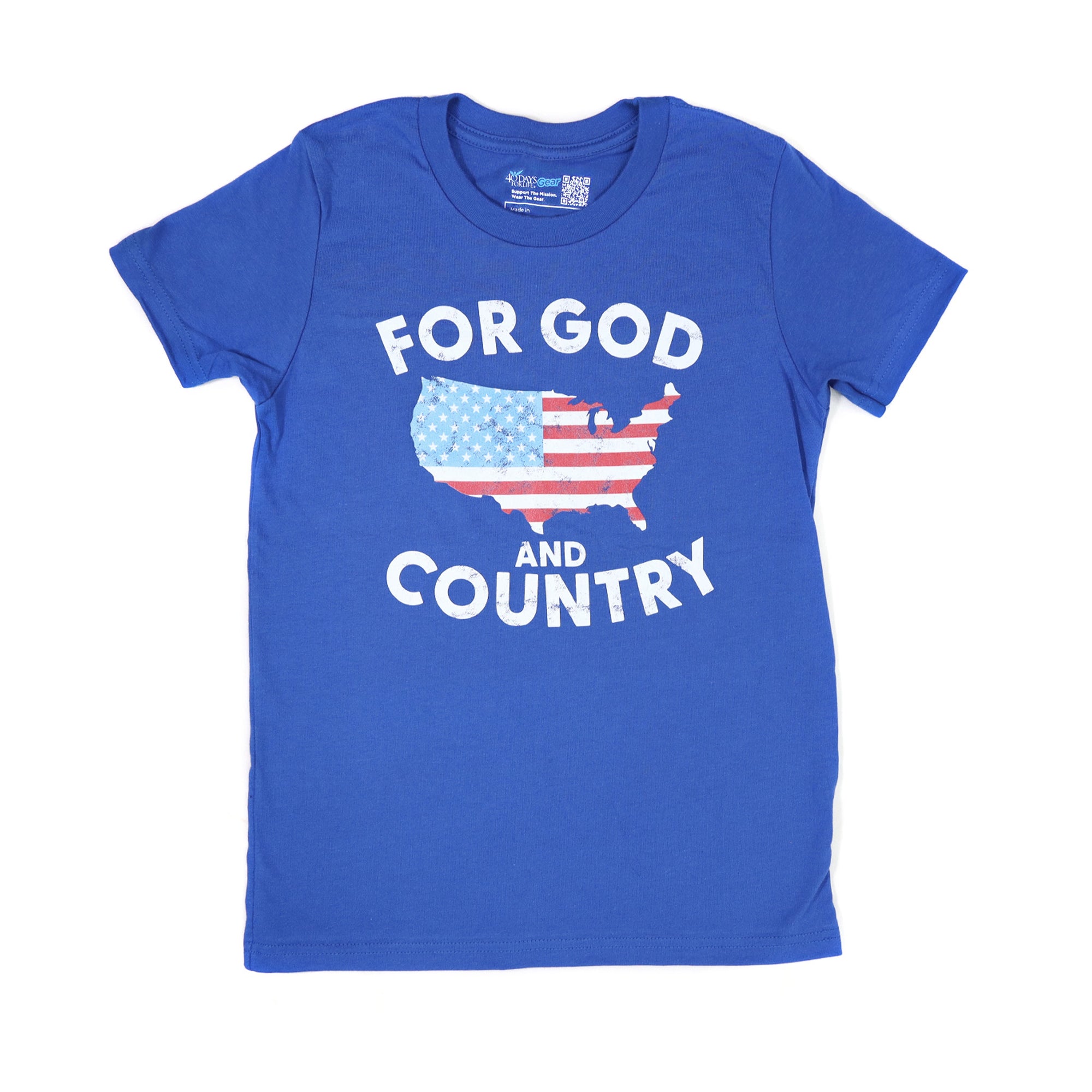 For God and Country T-Shirt - Youth Size