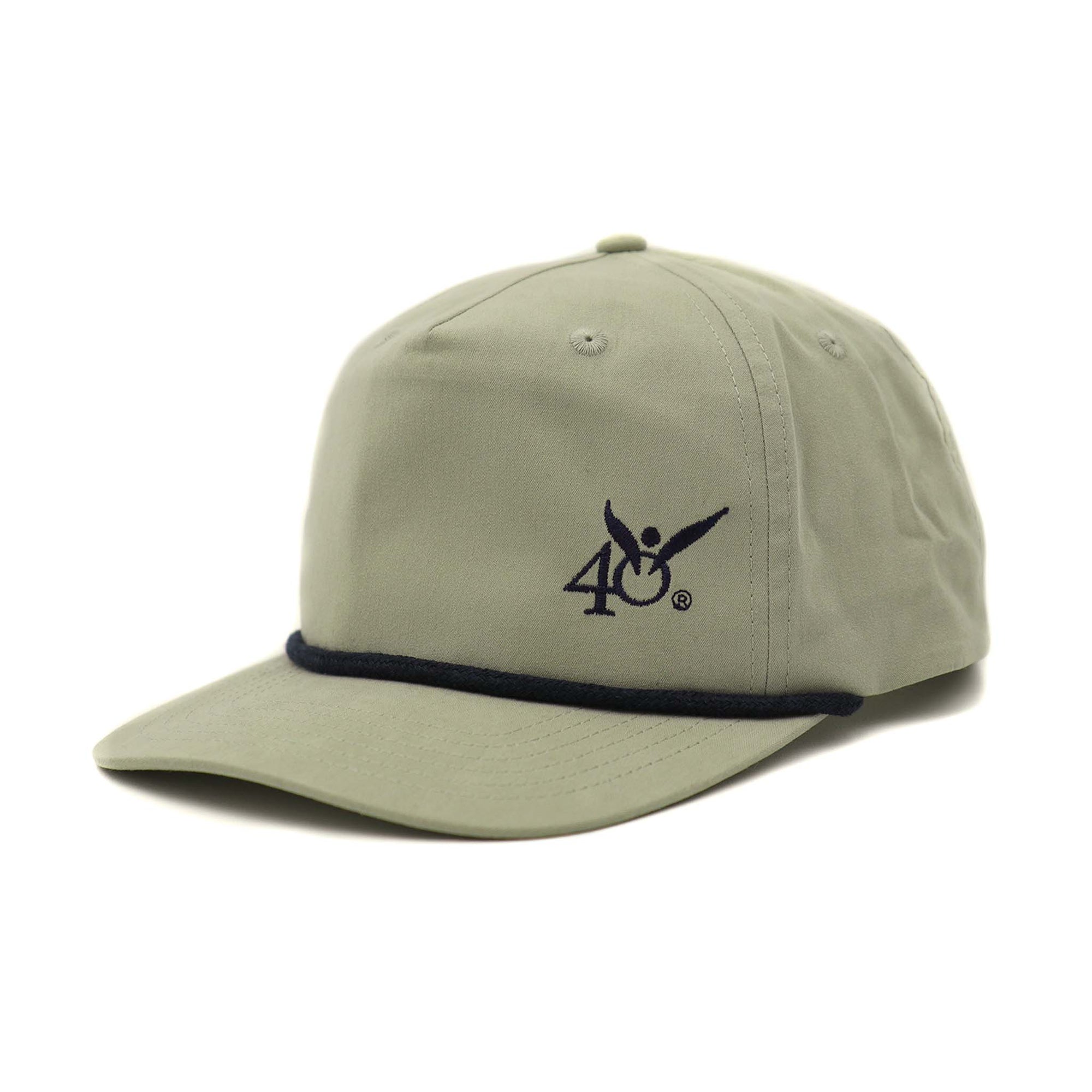 40DFL Angel Rope Hat Small Logo