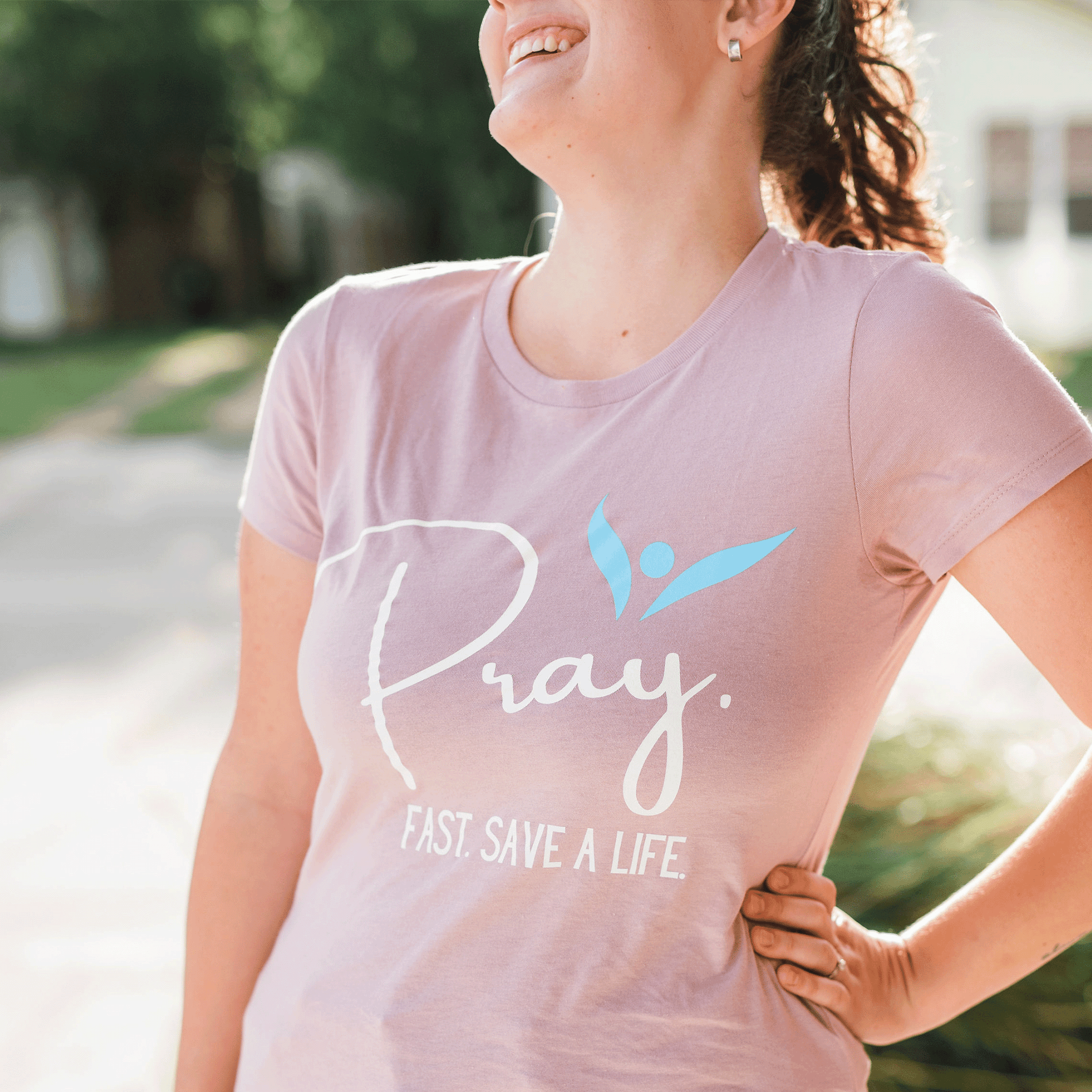 Save a Life Ladies Cut - Dusty Lavender