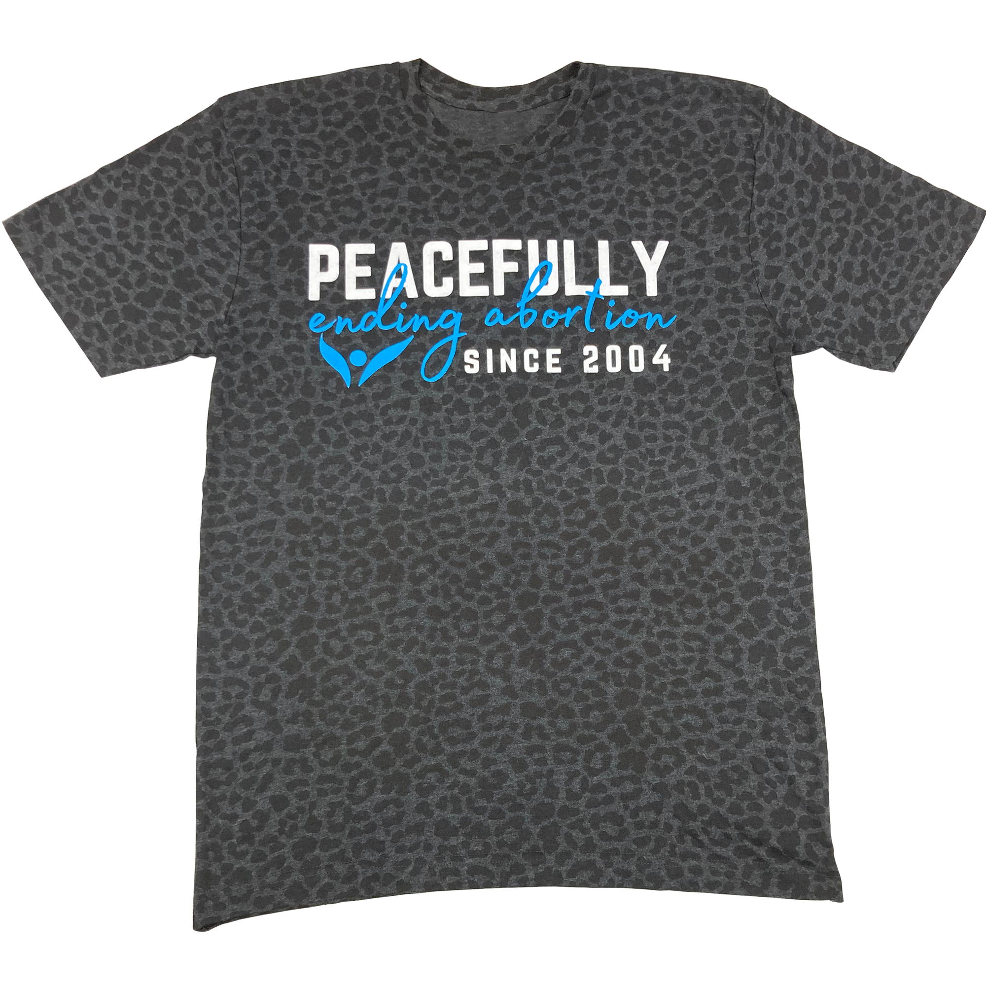 Black Leopard Peacefully Ending Abortion T-Shirt