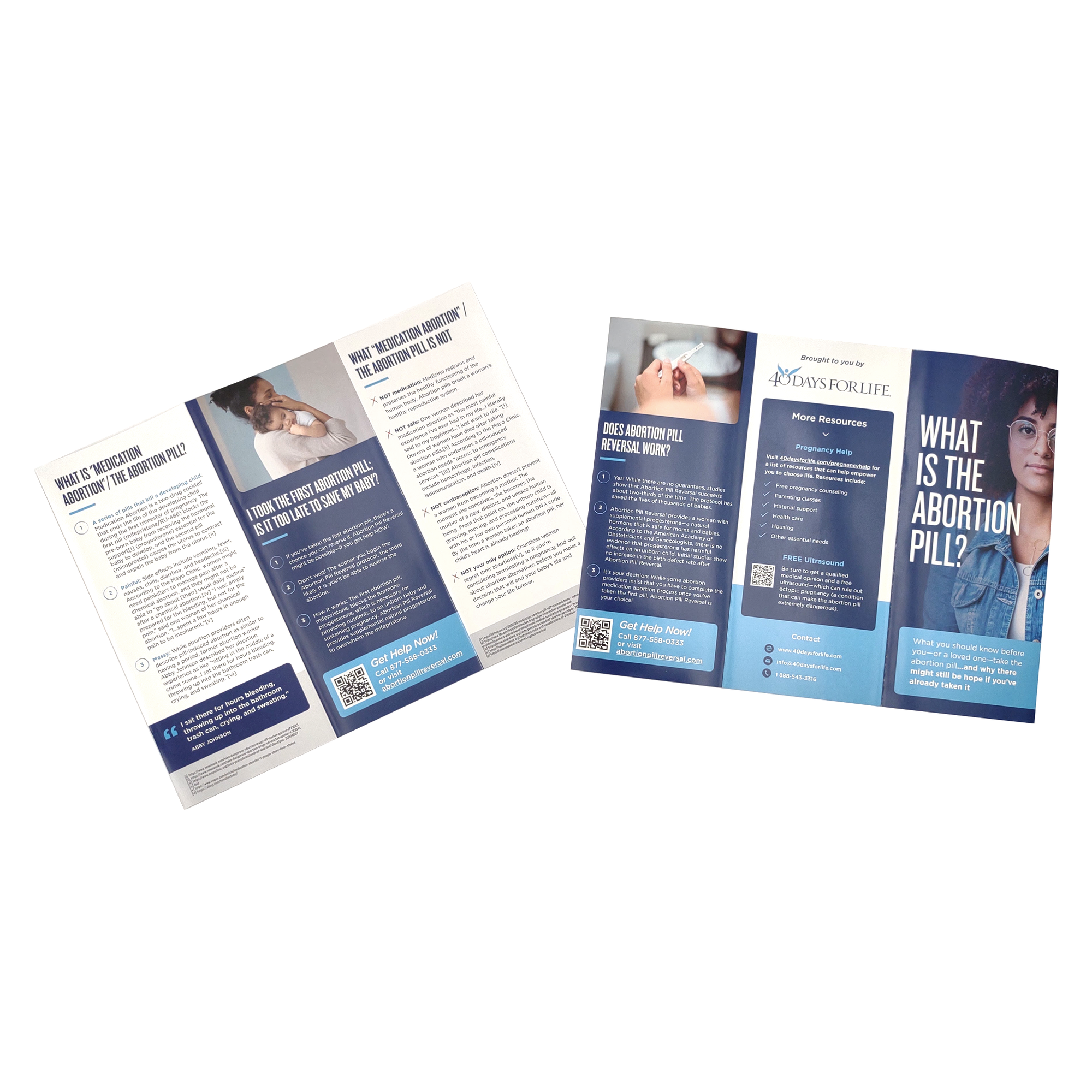 Abortion Pill Tri-fold Brochure (Pack of 50)