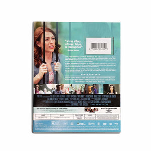 back DVD cover with a woman behind fence bars and movie details on a white background
