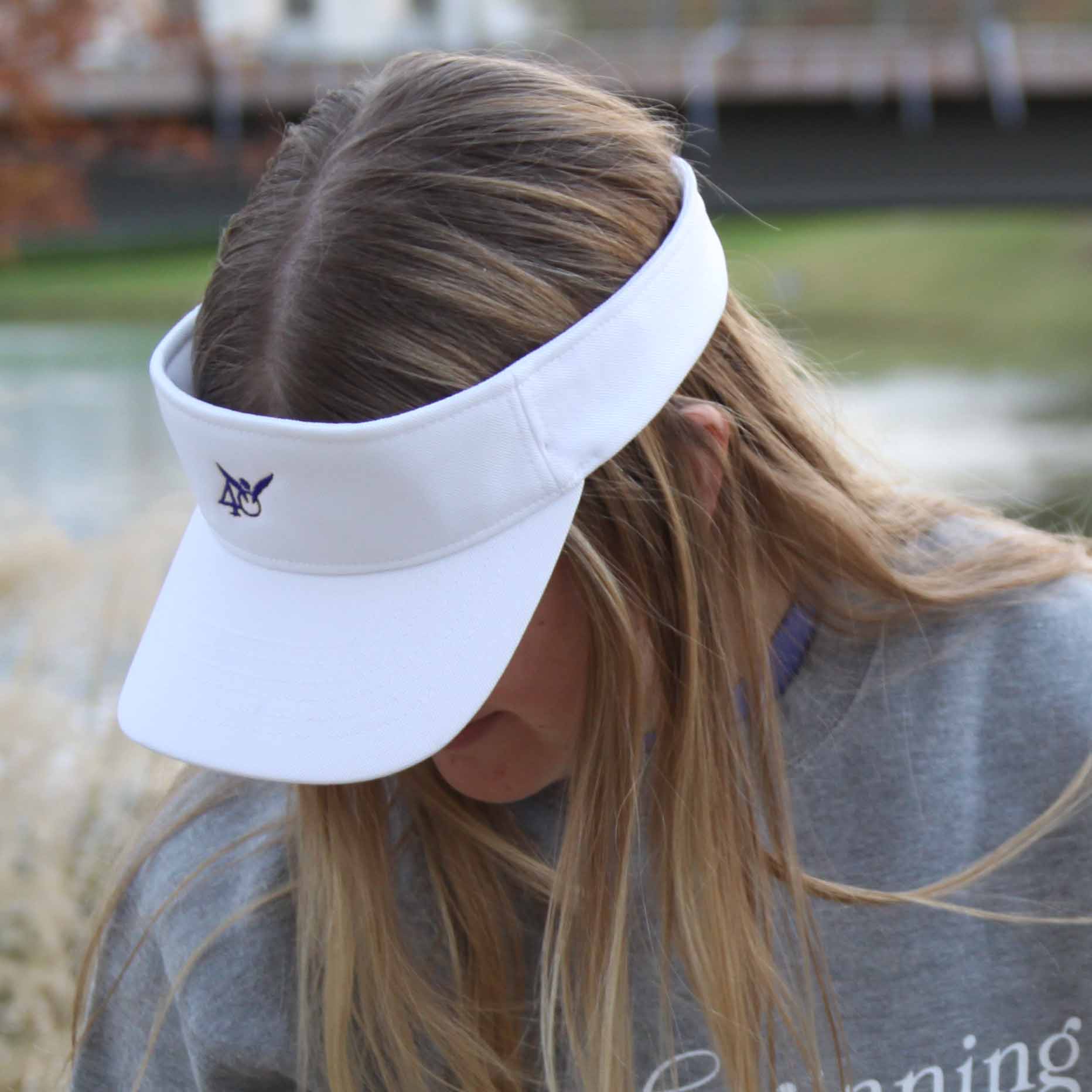 40DFL Angel Visor (White/Navy)