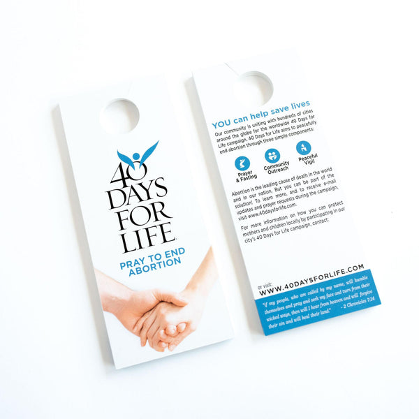 Donate (50) door hangers – UP-STAND