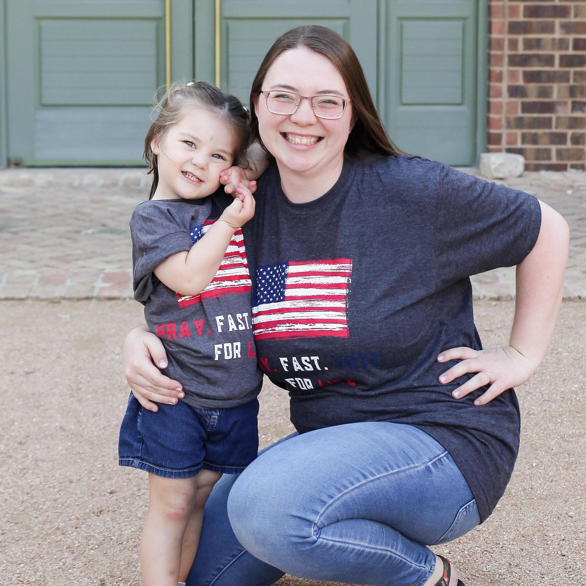 Youth Vote for Life Flag Shirt